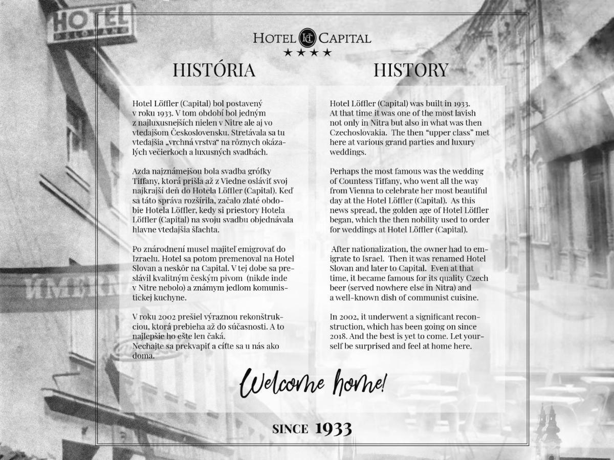 Hotel Capital With Private Wellness Νίτρα Εξωτερικό φωτογραφία
